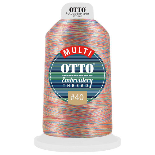 OTTO Embroidery Multicolor Thread #40 5,500 yd. King Cone