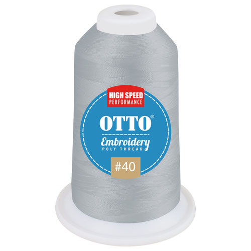 OTTO Embroidery Poly Thread #40 1,100 yd. Cone