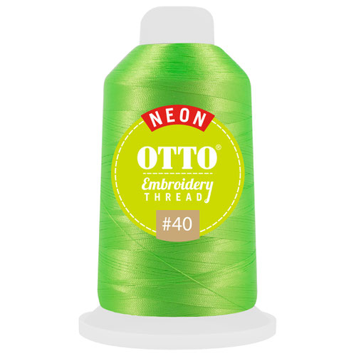 OTTO Embroidery Neon Thread #40 1,100 yd. Cone