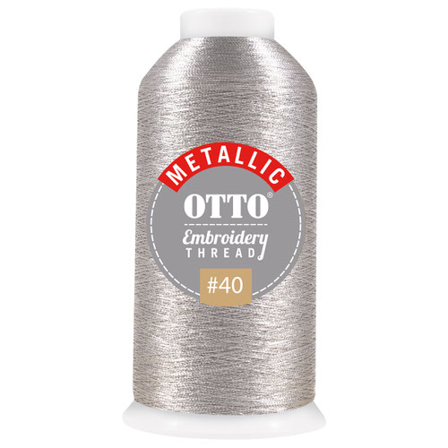 OTTO Embroidery Metallic Thread #40 1,100 yd. Cone