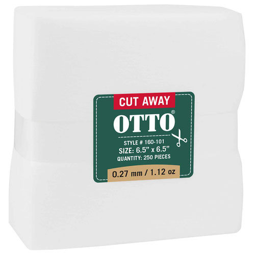 OTTO Embroidery Stabilizer Backing Cut Away Sheets