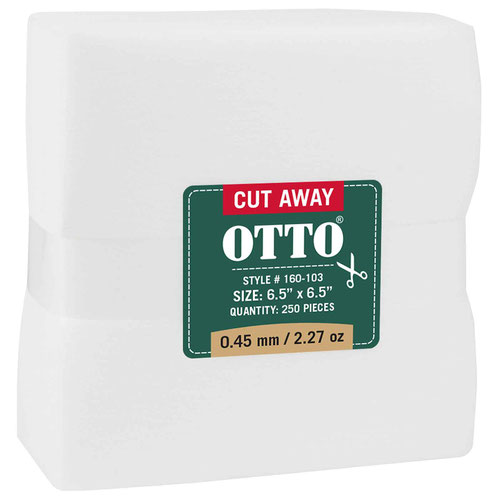 OTTO Embroidery Stabilizer Backing Cut Away Sheets
