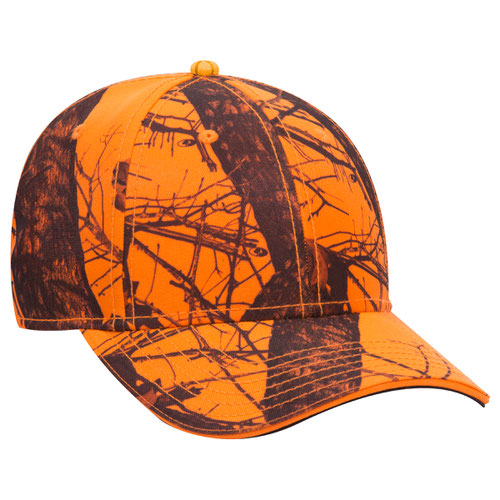 OTTO CAP® Mossy Oak Camouflage Sandwich Visor 6 Panel Low Profile Baseball Cap
