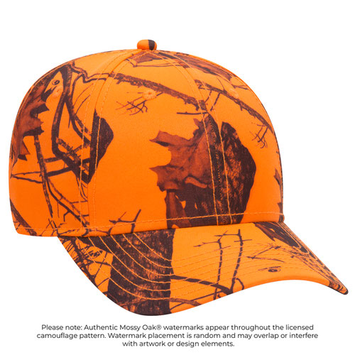 OTTO CAP® Mossy Oak Camouflage 6 Panel Low Profile Baseball Cap