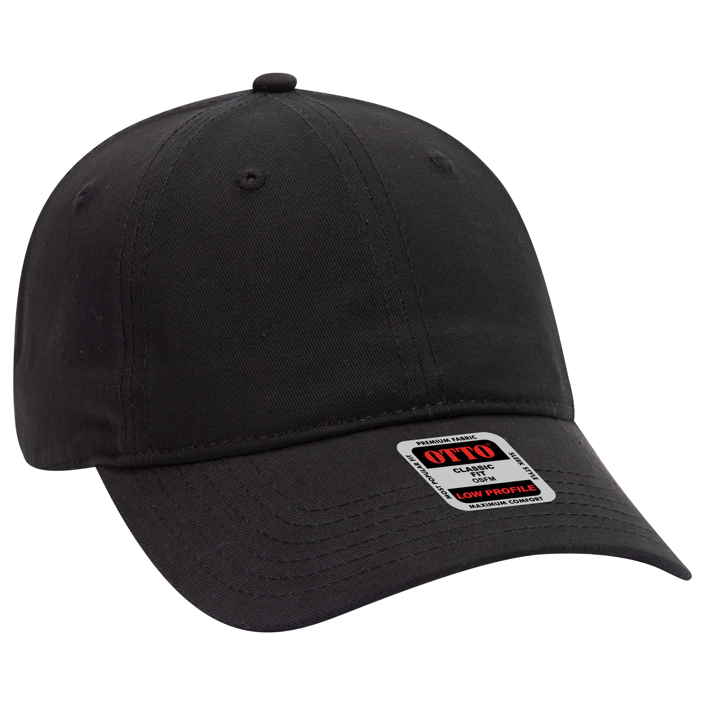OTTO CAP 6 Panel Low Profile Baseball Cap