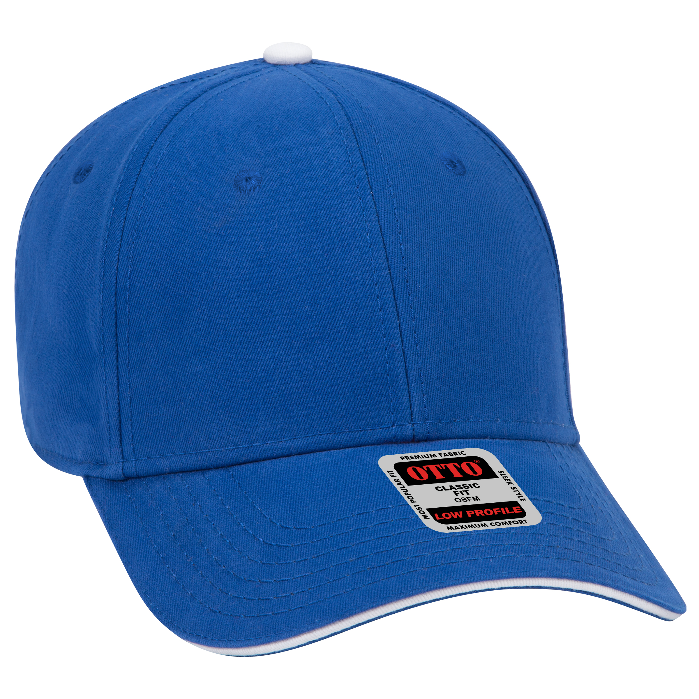 OTTO CAP 6 Panel Low Profile Baseball Cap