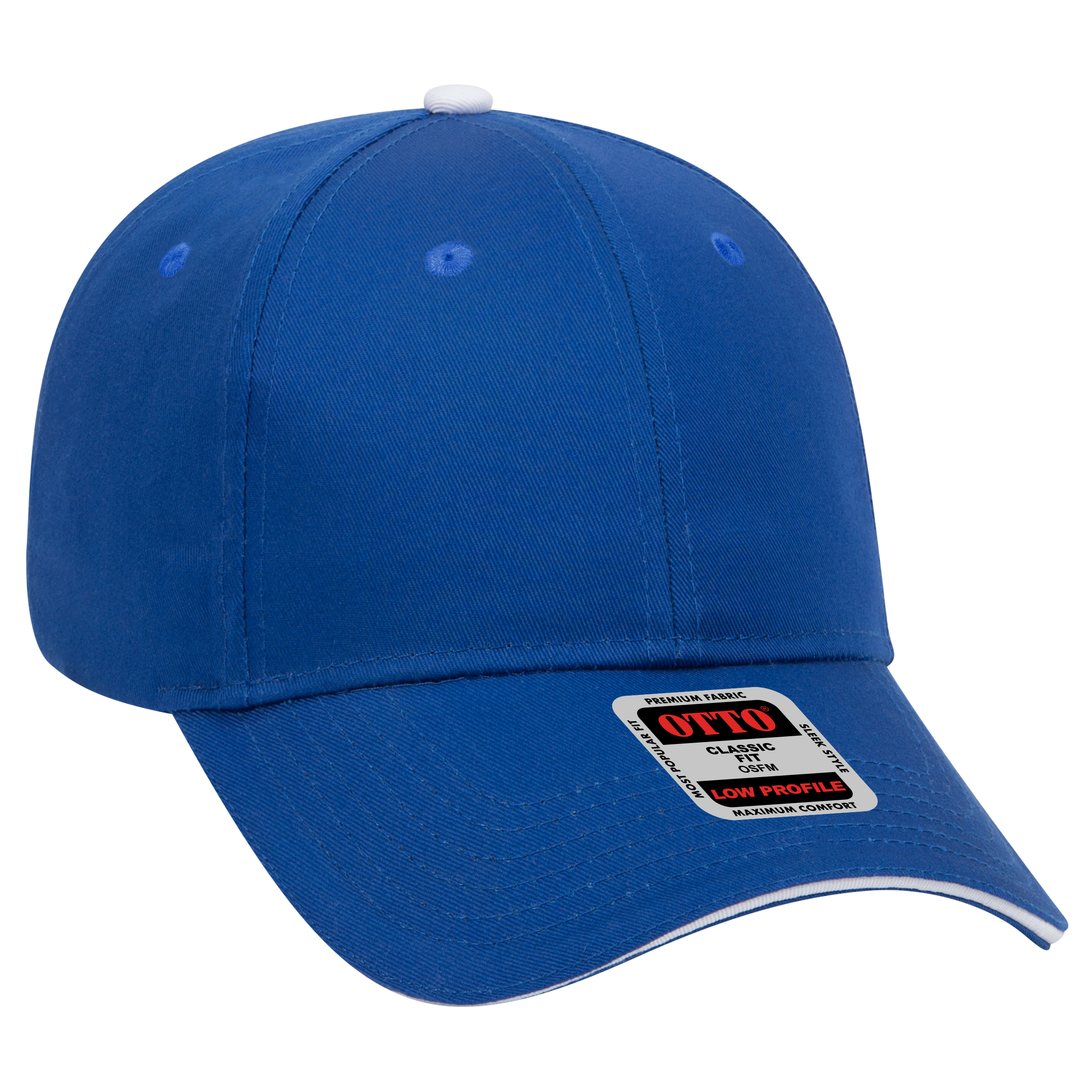 OTTO CAP 6 Panel Low Profile Baseball Cap