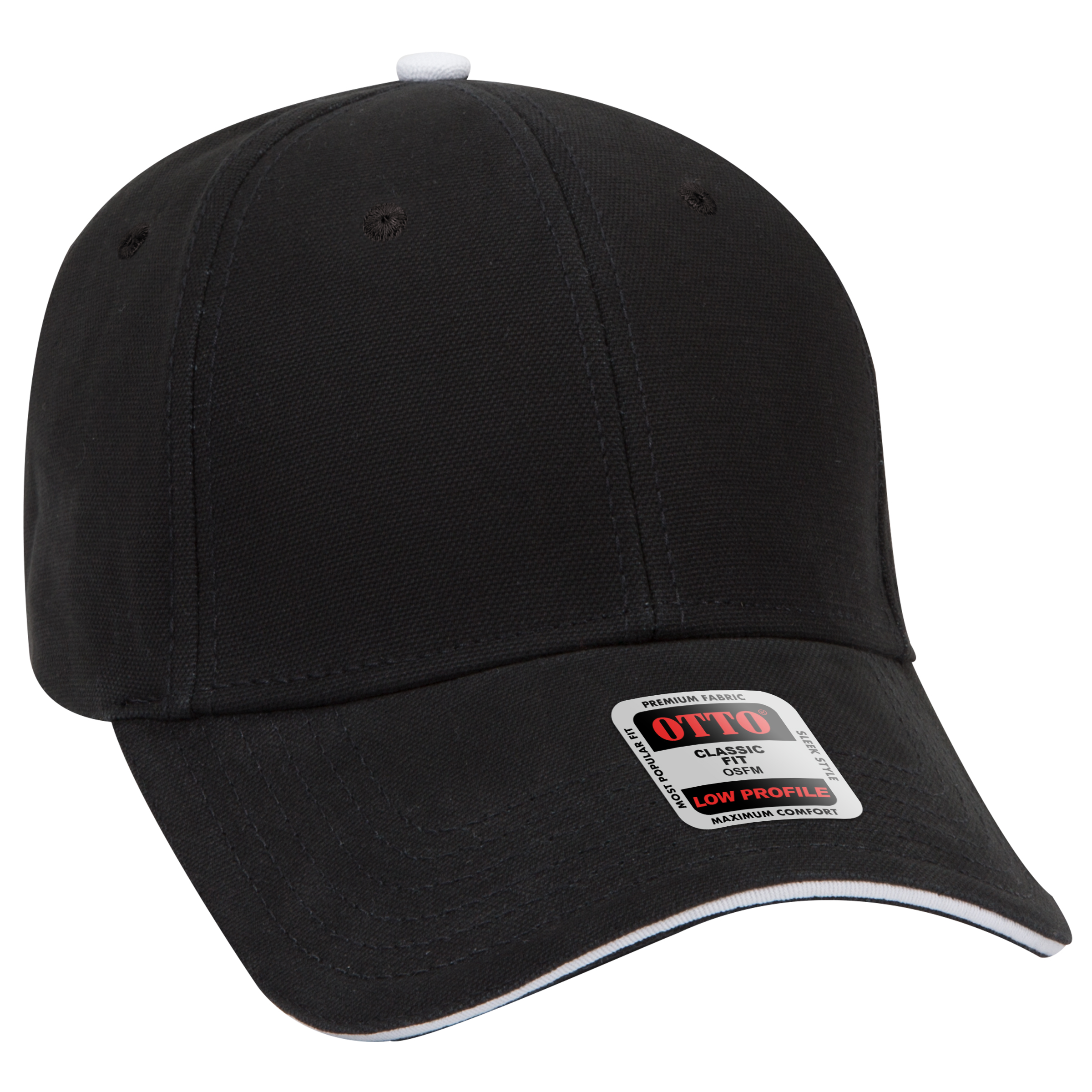 OTTO CAP 6 Panel Low Profile Baseball Cap