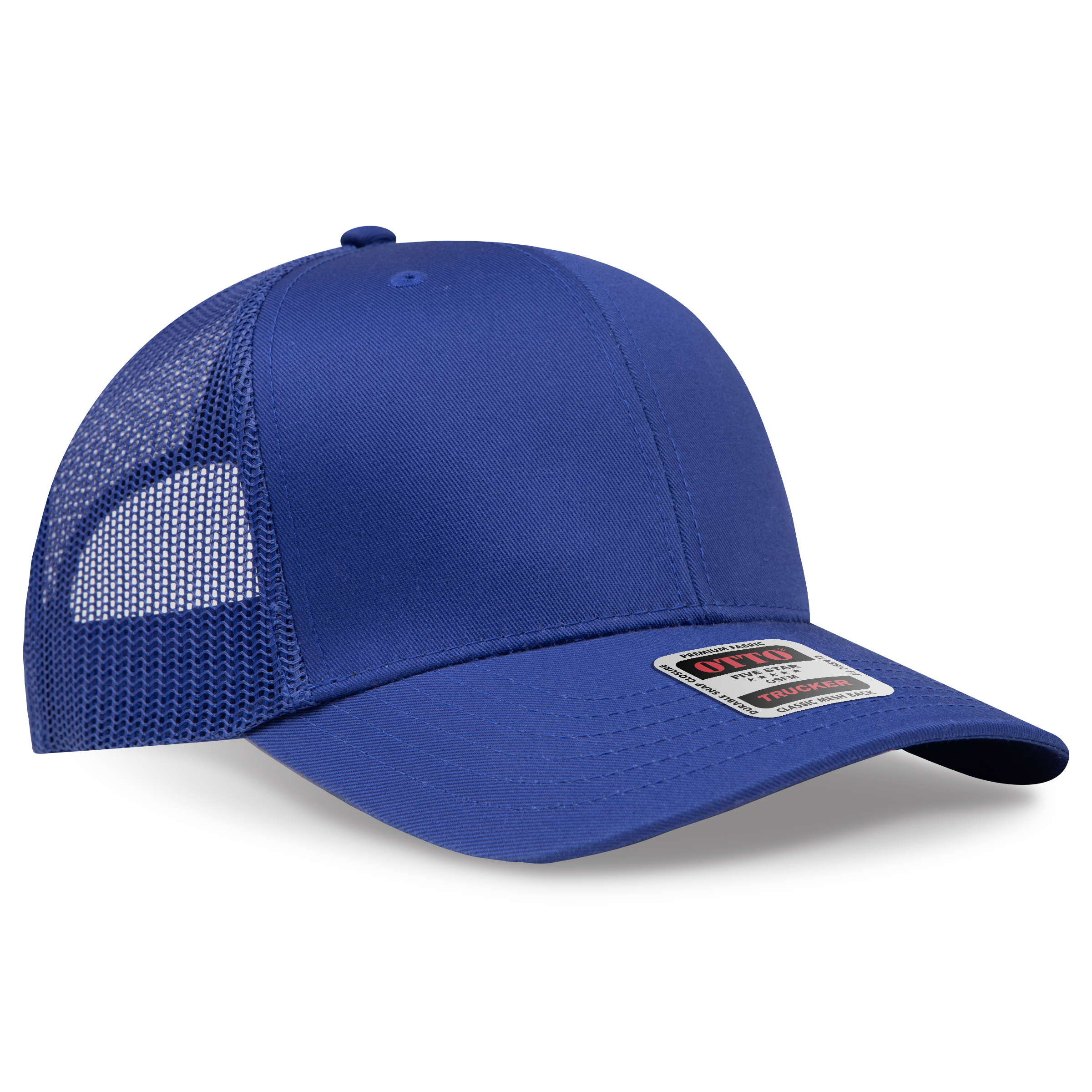 OTTO CAP 6 Panel Mid Profile Mesh Back Trucker Hat