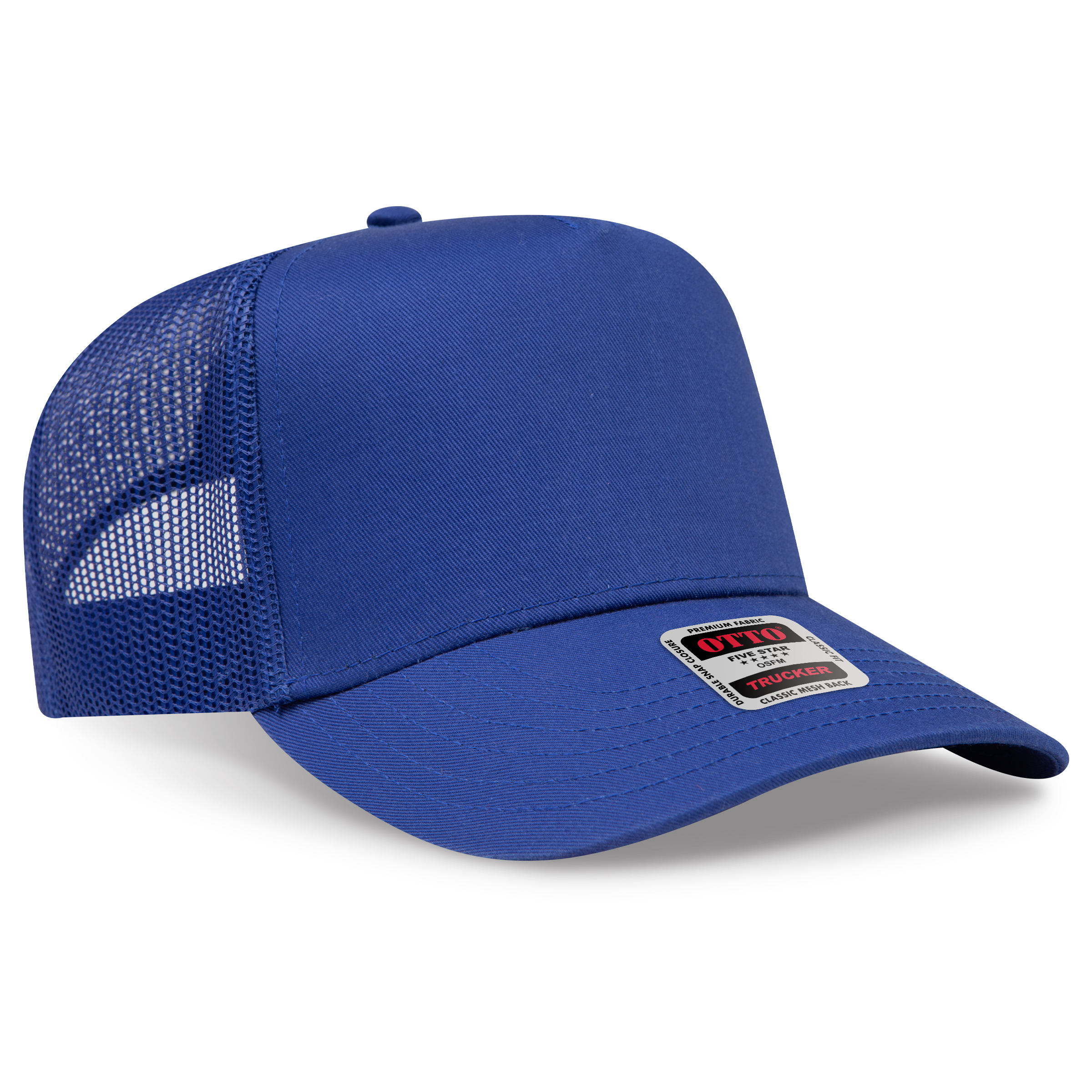 OTTO CAP 5 Panel Mid Profile Mesh Back Trucker Hat
