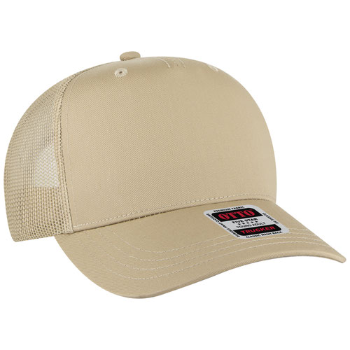 OTTO CAP® 5 Panel Mid Profile Mesh Back Trucker Hat