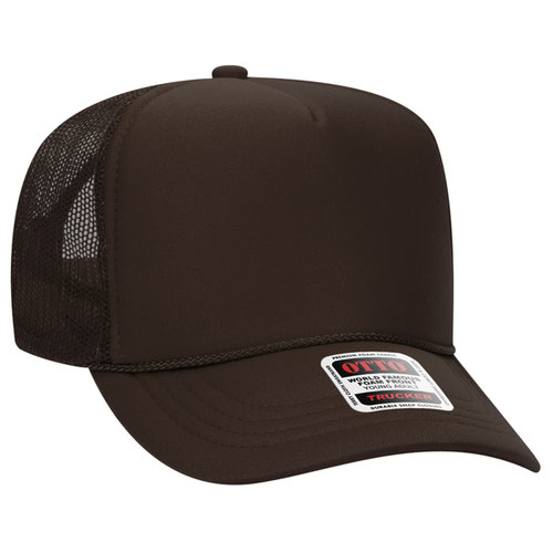 Ottocap Polyester Foam Front Trucker Hat - High Crown Mesh Back, Adjustable Snap, Wholesale Bulk Options - View #6