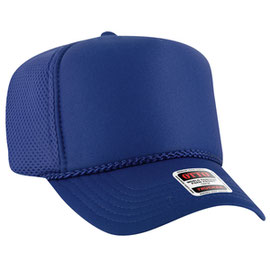 OTTO CAP 5 Panel High Crown Air Mesh Back Trucker Hat