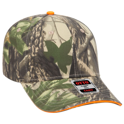OTTO CAP® Camouflage 6 Panel Low Profile Baseball Cap