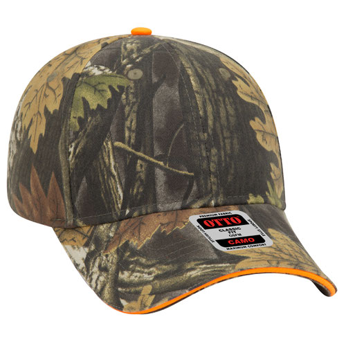 OTTO CAP® Camouflage 6 Panel Low Profile Baseball Cap