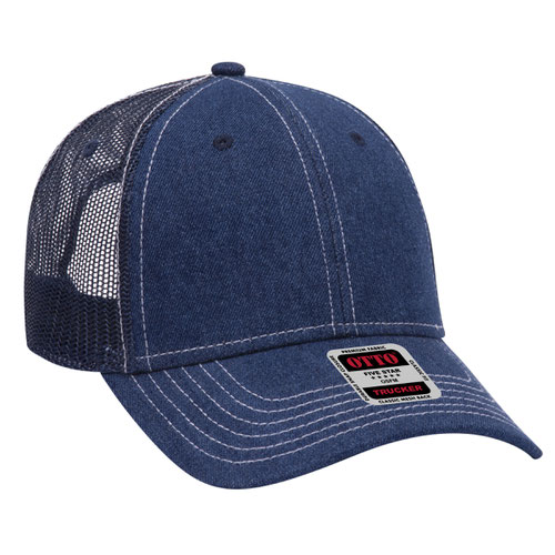 OTTO CAP® 6 Panel Low Profile Mesh Back Trucker Hat