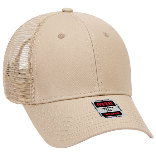 OTTO CAP® 6 Panel Low Profile Mesh Back Trucker Hat