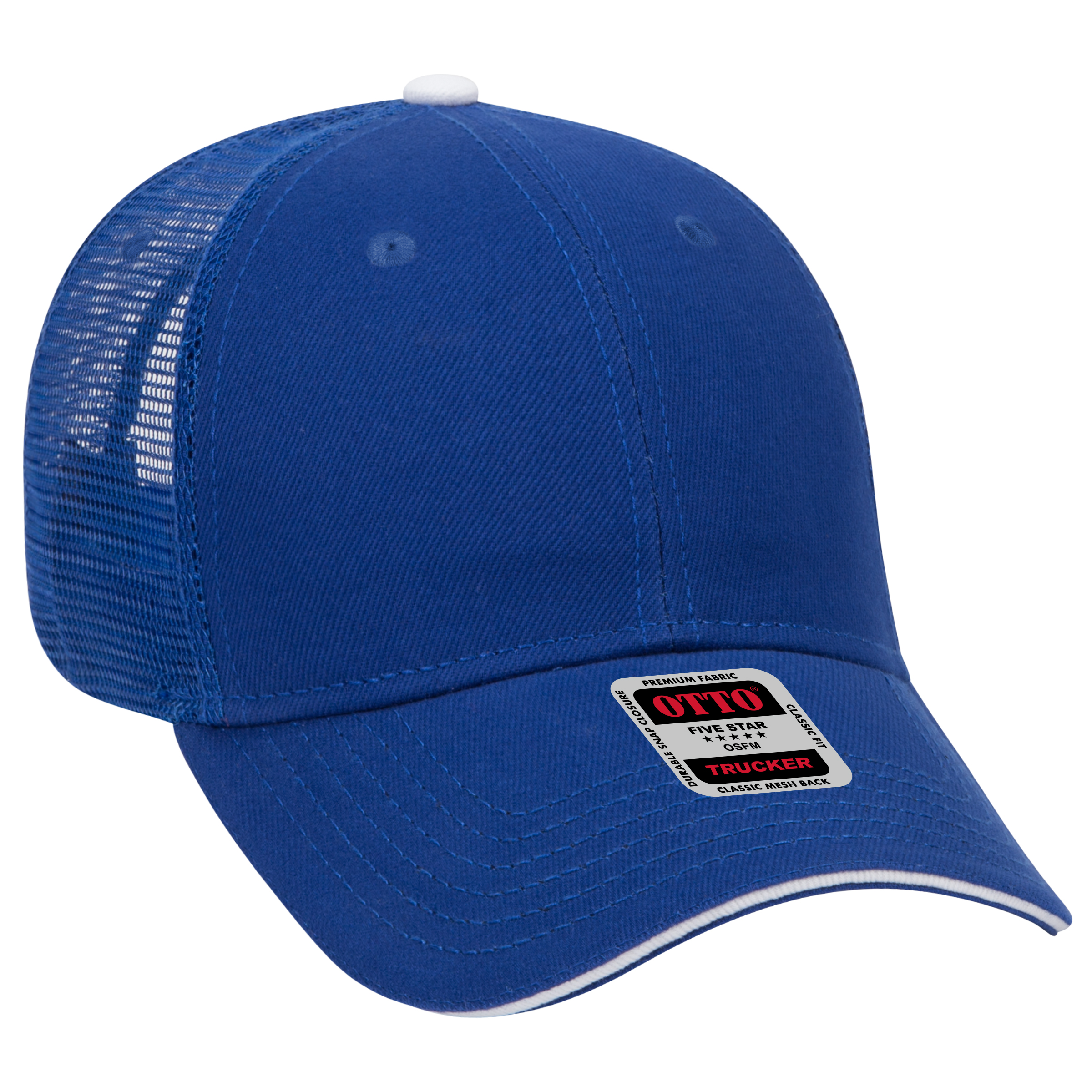OTTO CAP 6 Panel Low Profile Mesh Back Trucker Hat