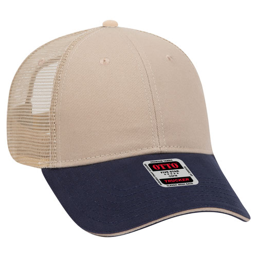 OTTO CAP® 6 Panel Low Profile Mesh Back Trucker Hat