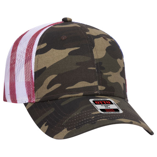 OTTO CAP® 6 Panel Low Profile Mesh Back Trucker Hat
