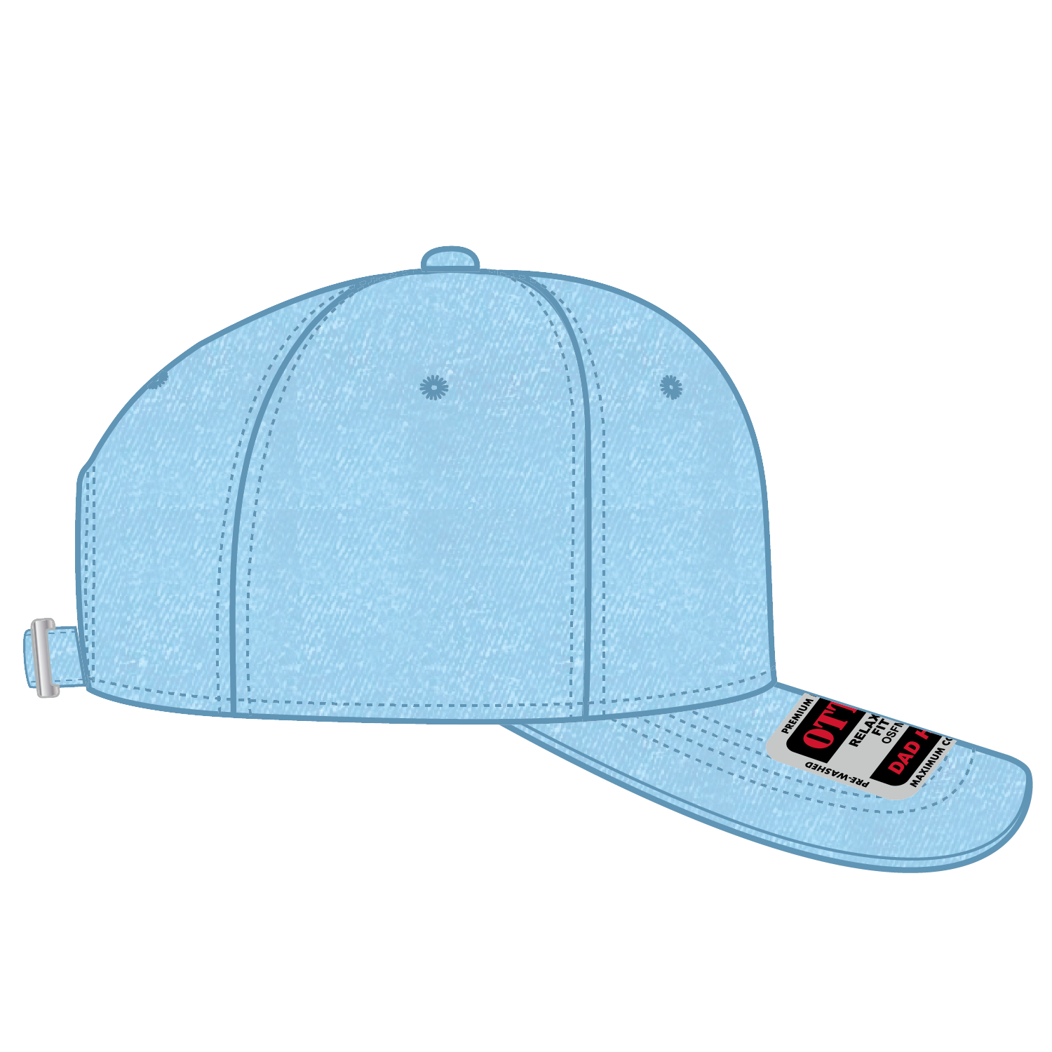 Buy Bulk OTTO CAP 6 Panel Low Profile Dad Hat