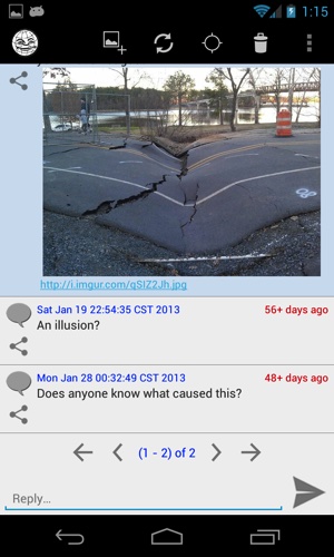 Image attachments hosted by imgur