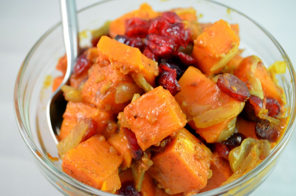 Butternut Squash with Cranberries