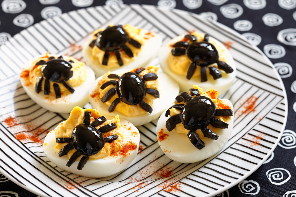 Paleo Spider Deviled Eggs Recipe - Paleo Plan