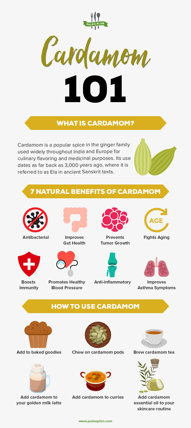 8 Natural Benefits of Cardamom & How to Use It Natural Remedies
