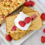 Coconut Flour Raspberry Pound Cake