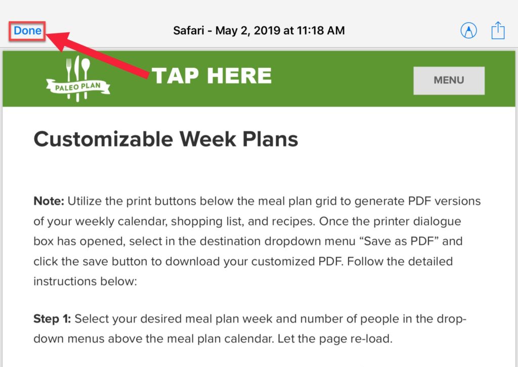 How to save items on your iPad