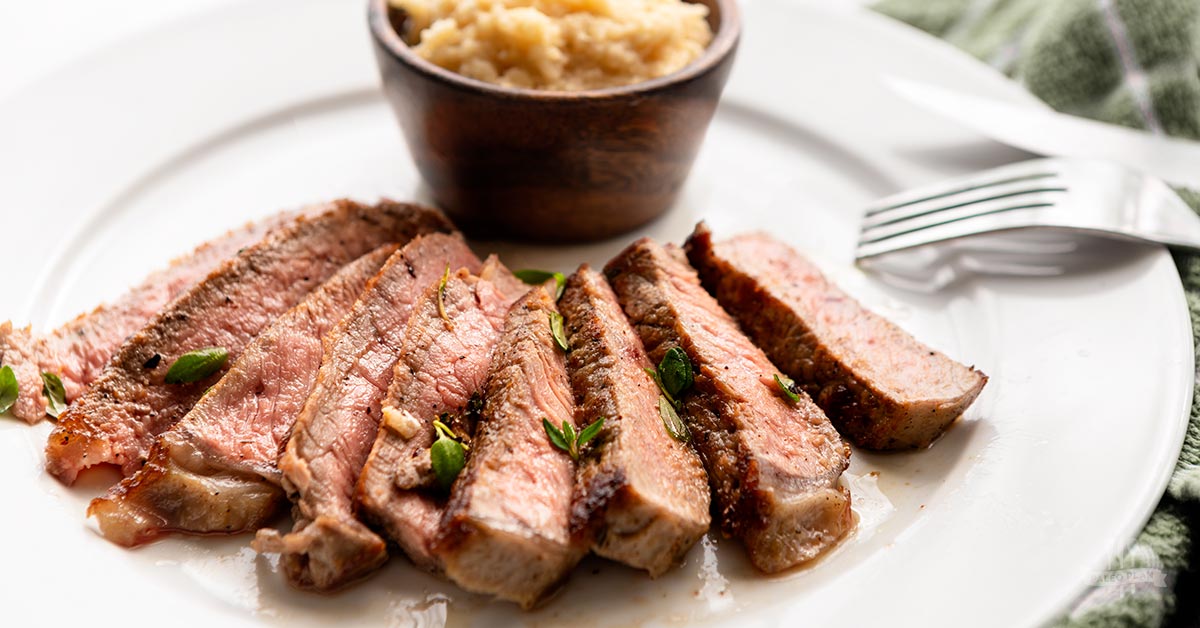 Steak with Apple-Horseradish Relish | Paleo, Dairy Free, Gluten Free