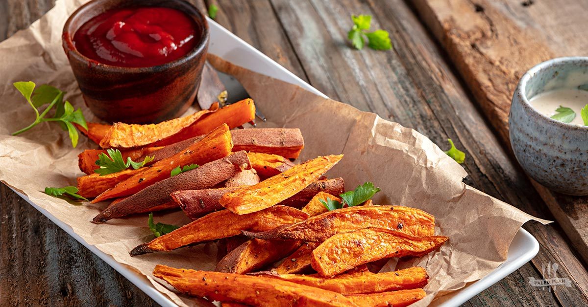 Baked Sweet Potato Fries | Paleo, Gluten Free, Grain Free