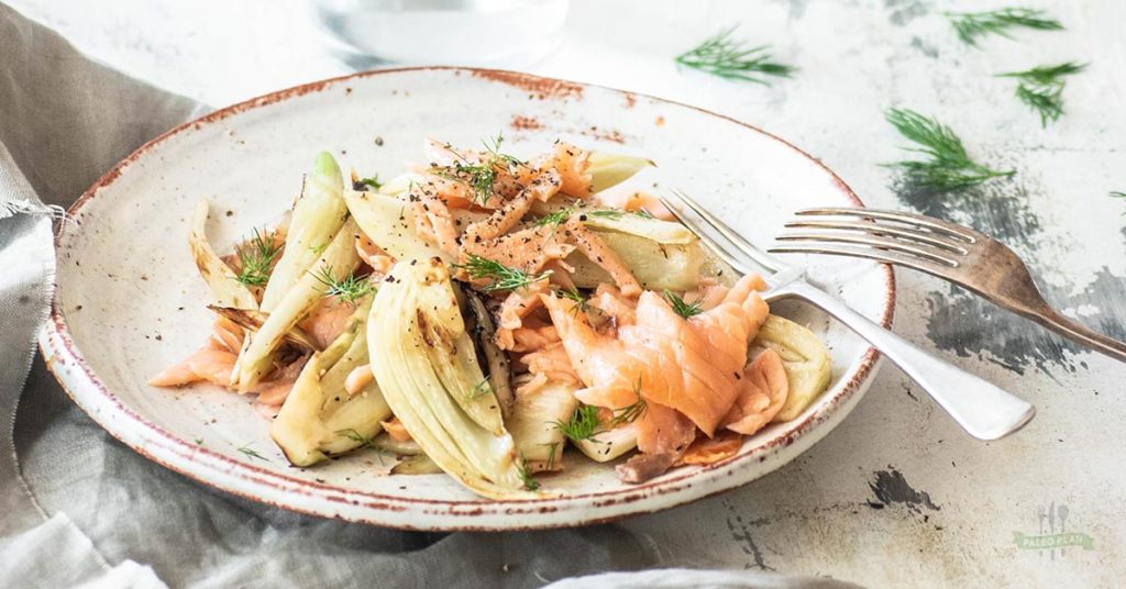 Smoked Salmon and Fennel with Dill Recipe Paleo, Gluten Free