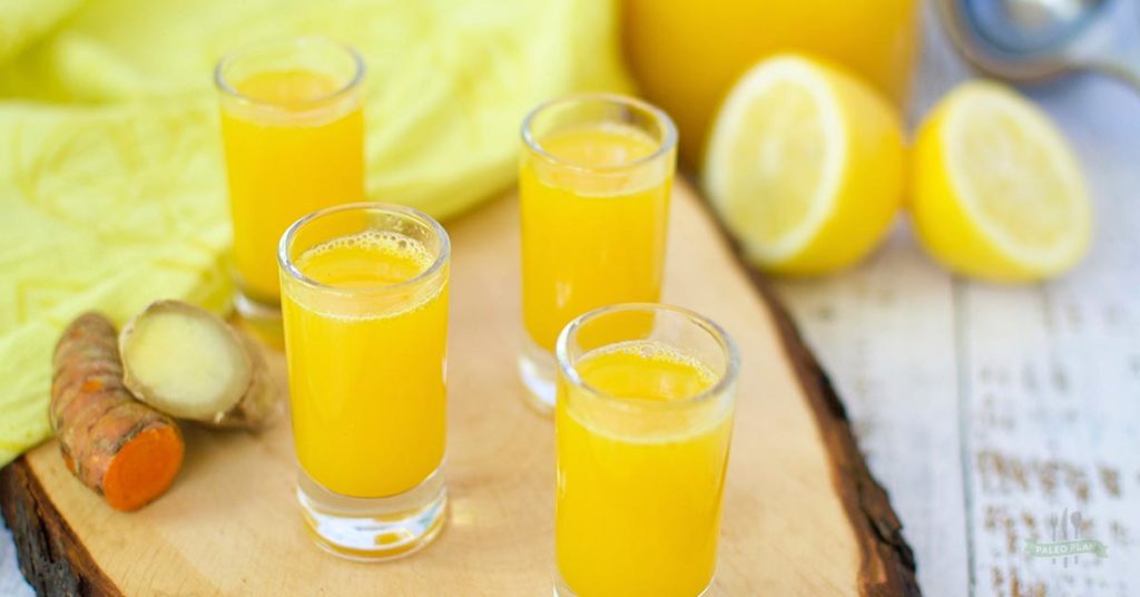 Ginger Turmeric Honey Belly Boost Shot Gut Health, Dairy Free