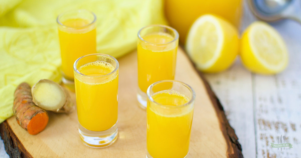 Ginger Turmeric Honey Belly Boost Shot Gut Health, Dairy Free