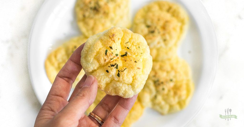 Keto Cloud Garlic Bread