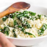 Garlic Spinach Cauliflower Rice
