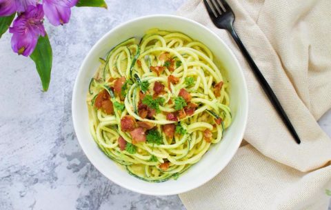 Zucchini Carbonara