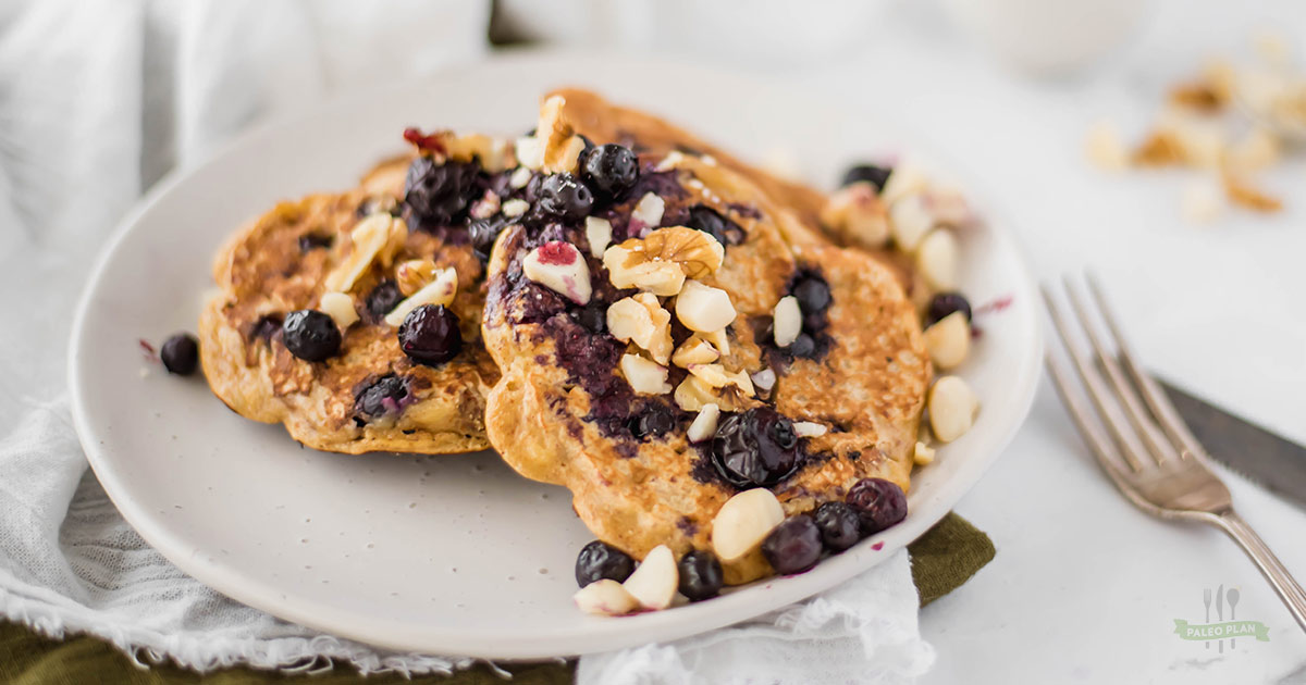 Banana Almond Pancakes Paleo, Gluten Free, Dairy Free
