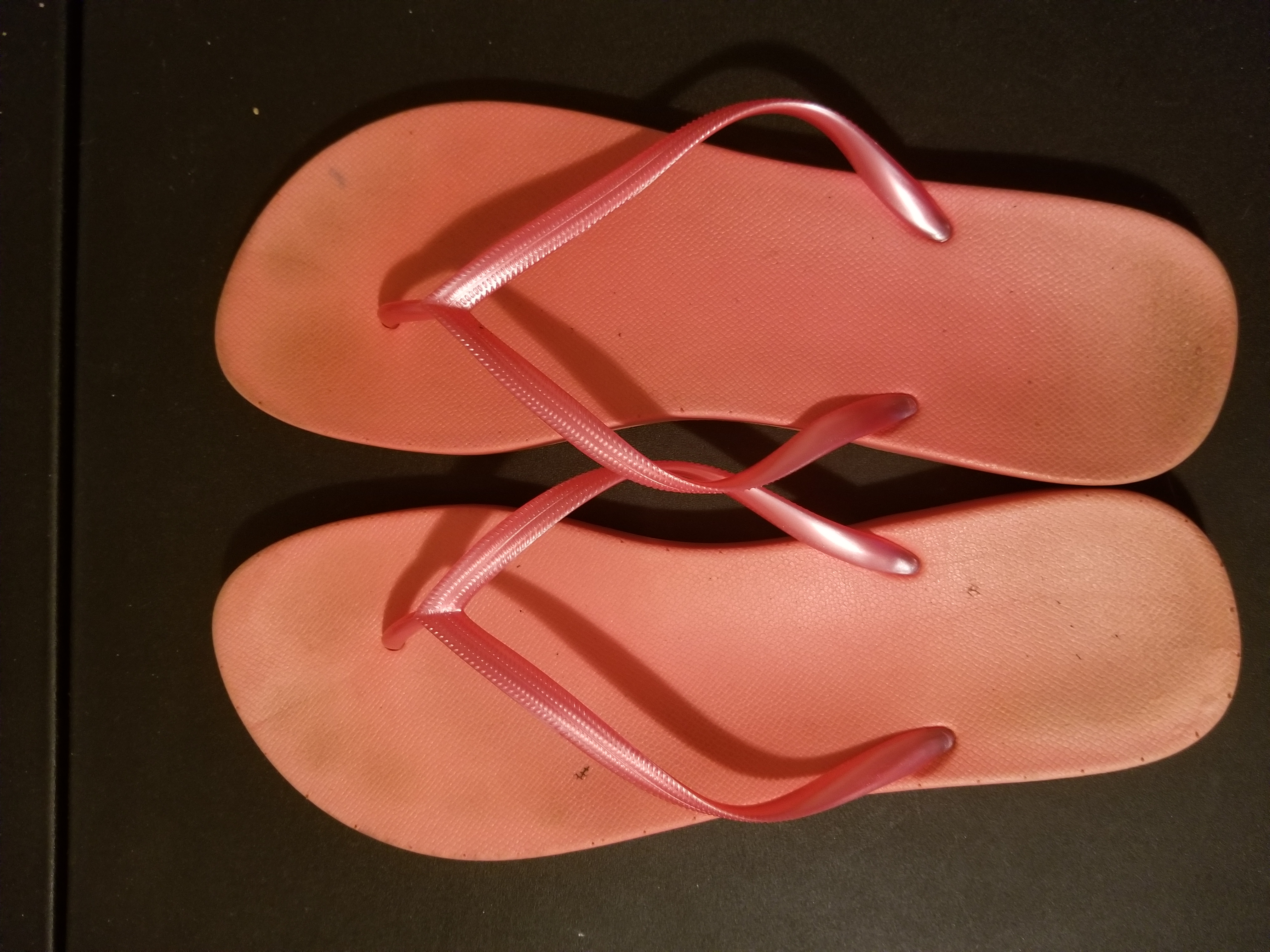 Well worn flip flops Scented Pansy