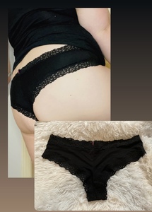 Black PINK cheeky boyshorts