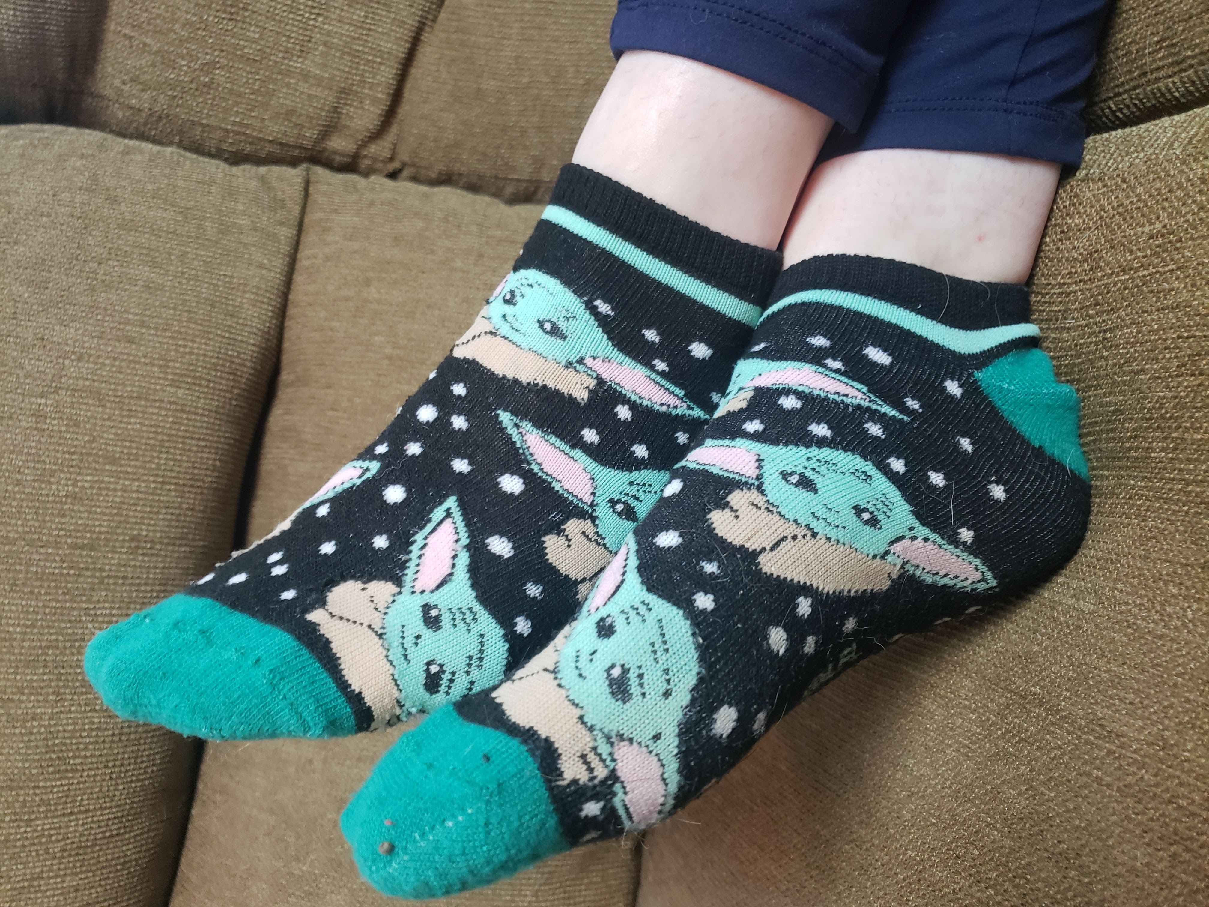 Baby Yoda Socks 💚 Scented Pansy