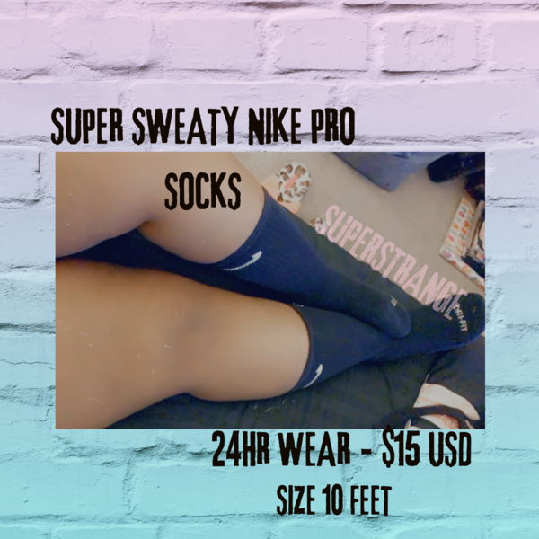 Image for Super sweaty Nike Pro socks