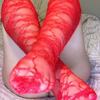 red lace stockings red lace stockings