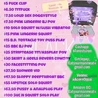 Naughty vid list