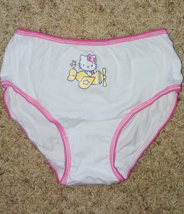 🐾😽 Cute Hello Kitty 2 DAY WORN little white cotton