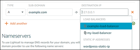 [Choose your load balancer and create an alias (A) record]