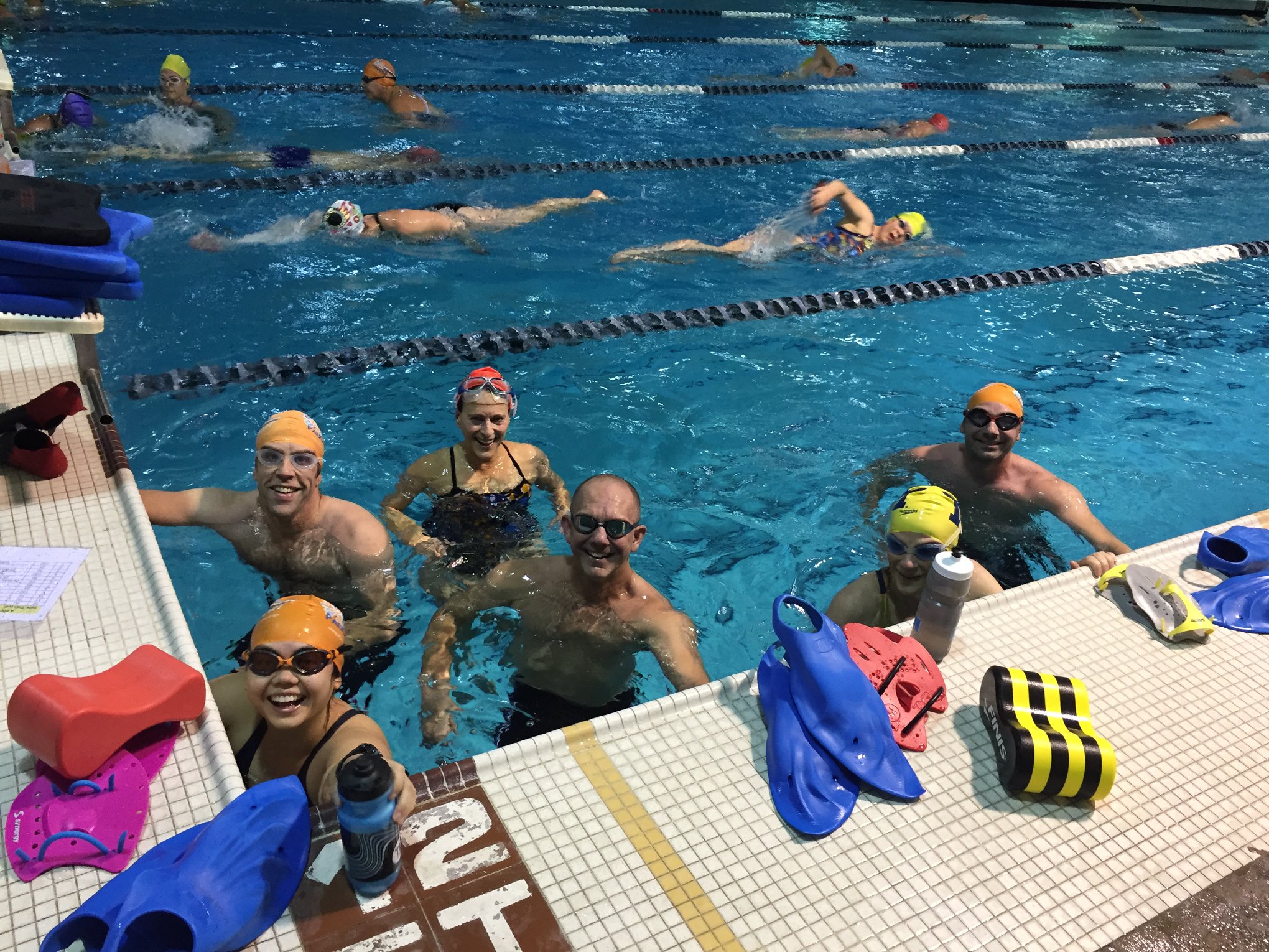 training for swimming