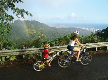Product Oahu Bike & Waterfall Hike